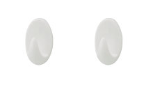 Håndklekrok oval plast large 2 stk. - Target